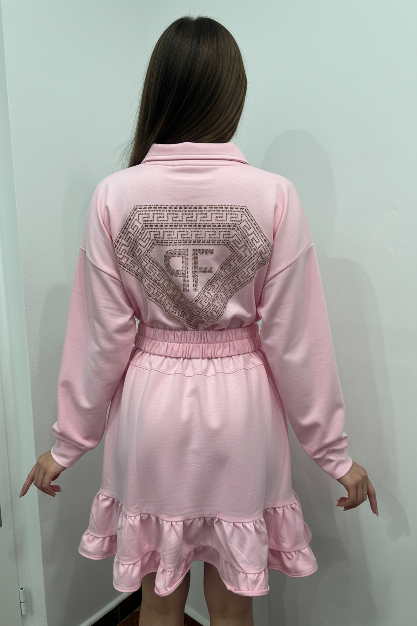 Rochie Tip Trening Paparazzi Fashion – Bumbac, Curea Inclusă. Cod: 0080
