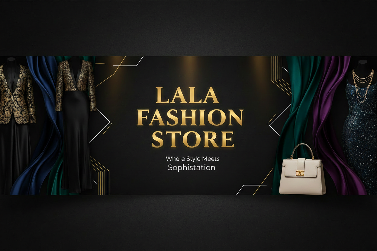 Lala Fashion Store Banner